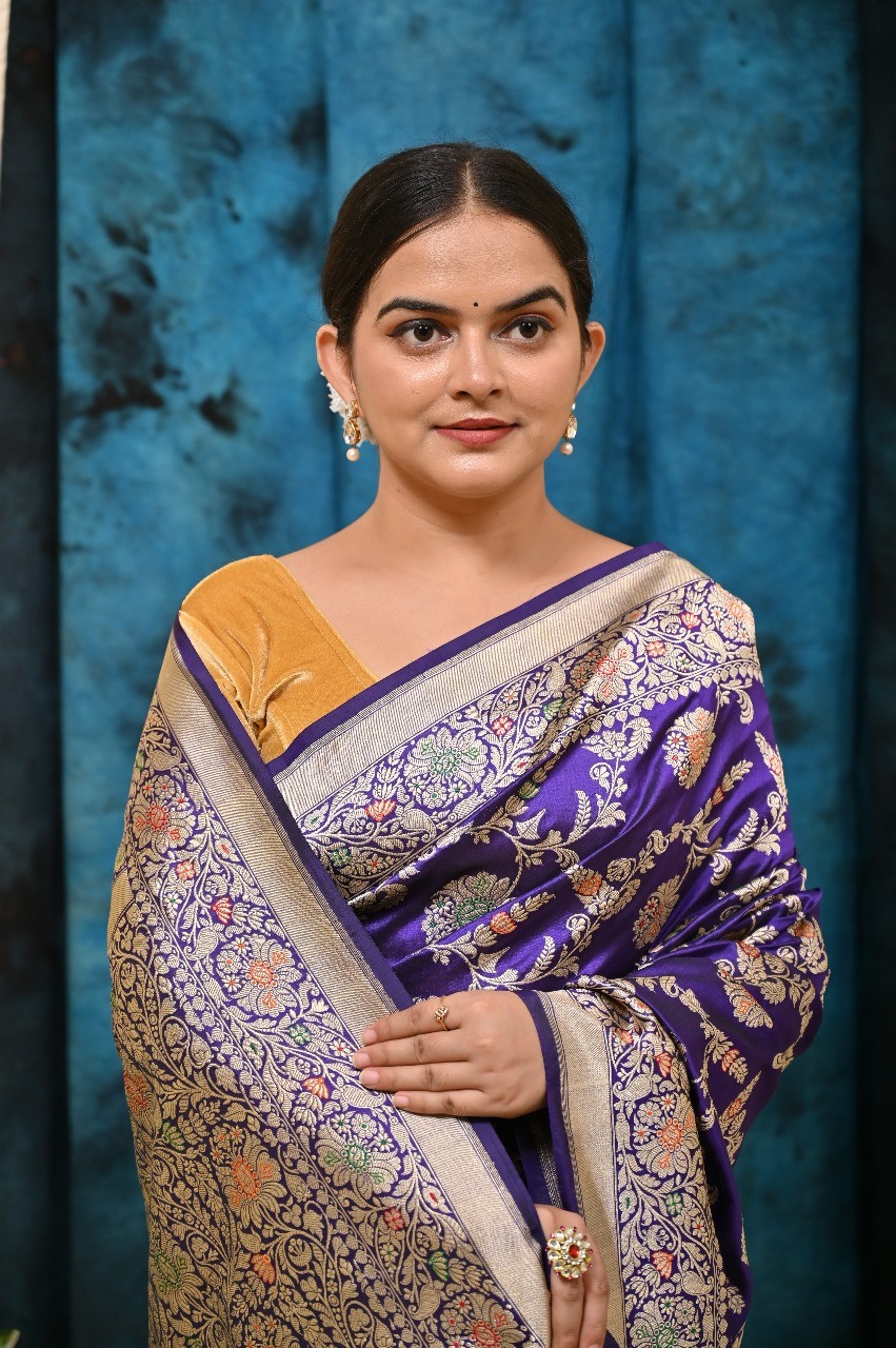 Pure Katan Silk Banarasi Handloom Saree