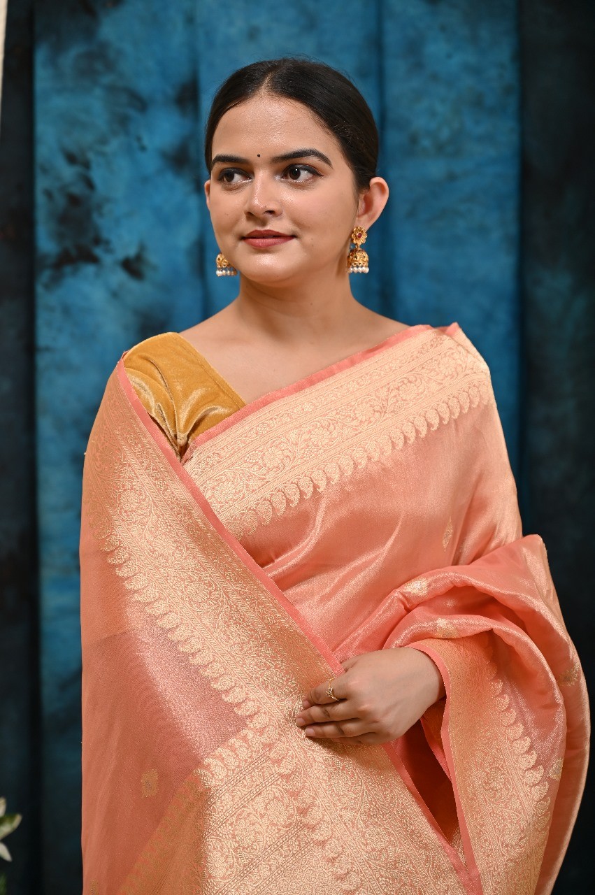 Pure Katan Silk Banarasi Handloom Saree