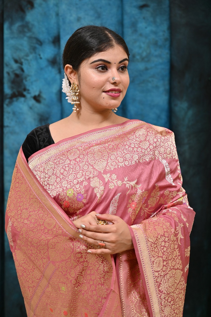 Pure Katan Silk Banarasi Handloom Saree