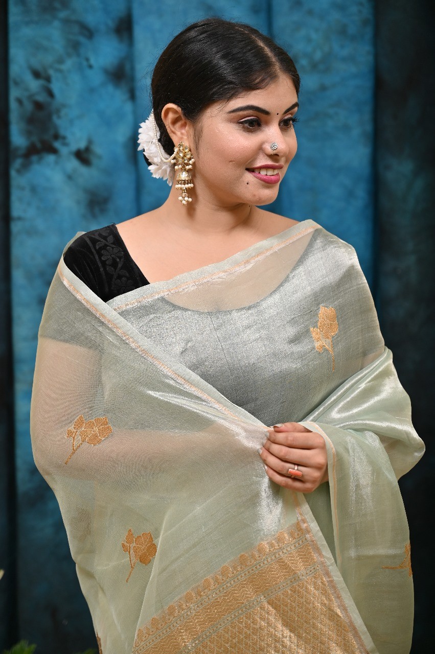 Pure Katan Silk Banarasi Handloom Saree