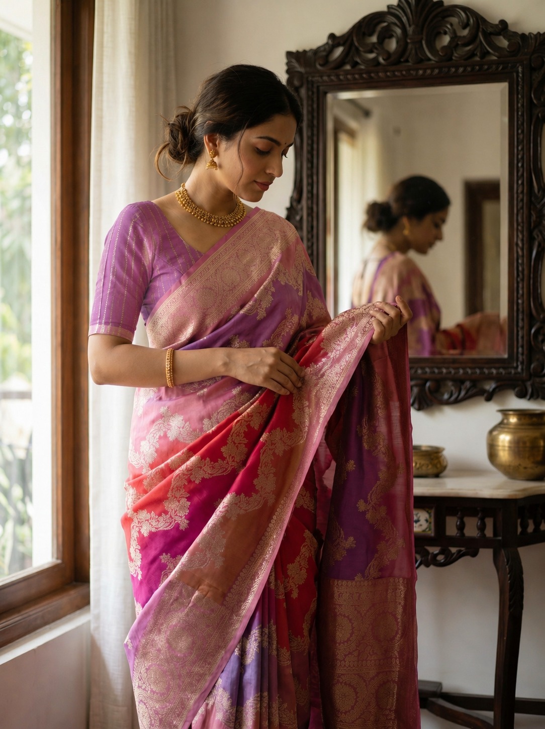 Kadwa Rangkat Katan Silk