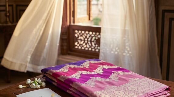 Pure Banarasi Rangkat Katan Silk Saree