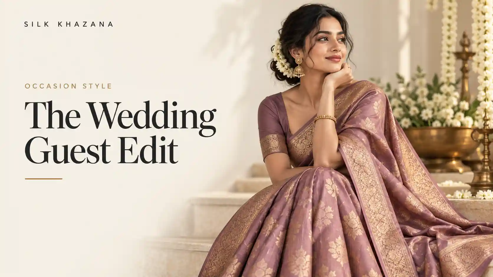 Banarasi Sarees for Wedding Guests and Receptions